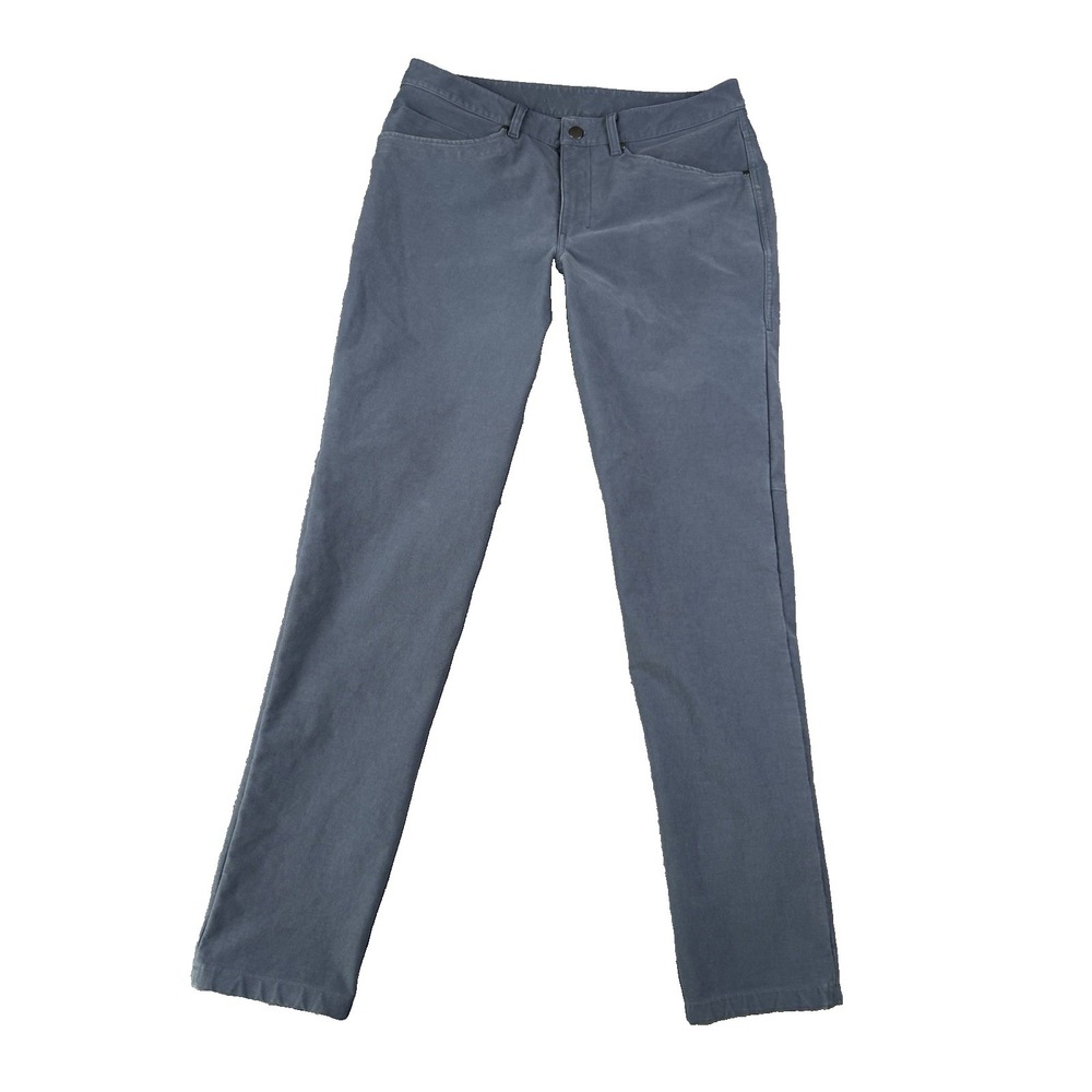 Lululemon Men's ABC Classic Fit Warpstreme Size 32x31 Blue Gray Stretch
